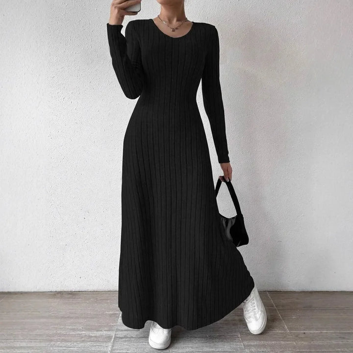 Isla | Stylish Long Sleeve Knitted Dress