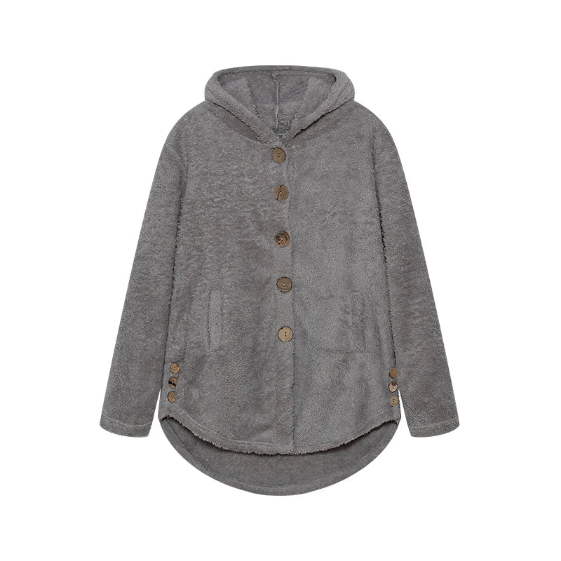 Audrey | Printed Shirt with Matching Fur Coat