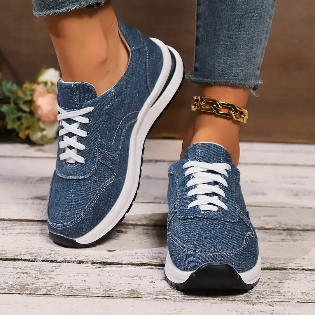 Dora | Trendy denim sneakers