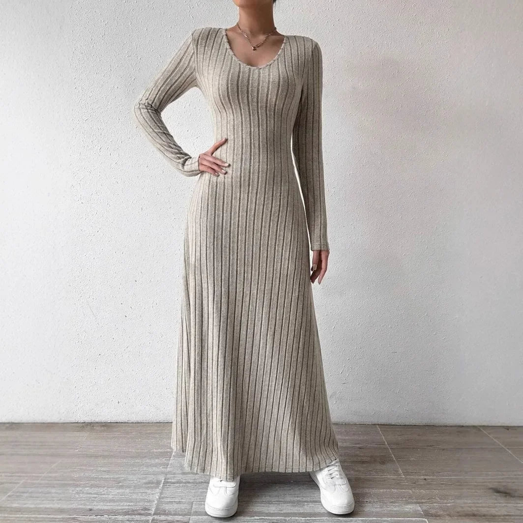 Isla | Stylish Long Sleeve Knitted Dress