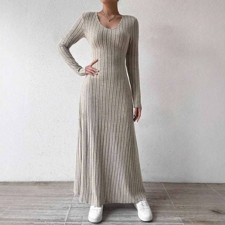 Isla | Stylish Long Sleeve Knitted Dress