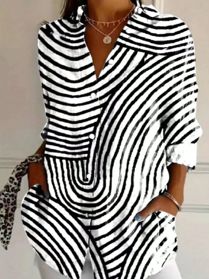 Kamila | Chic Striped Blouse