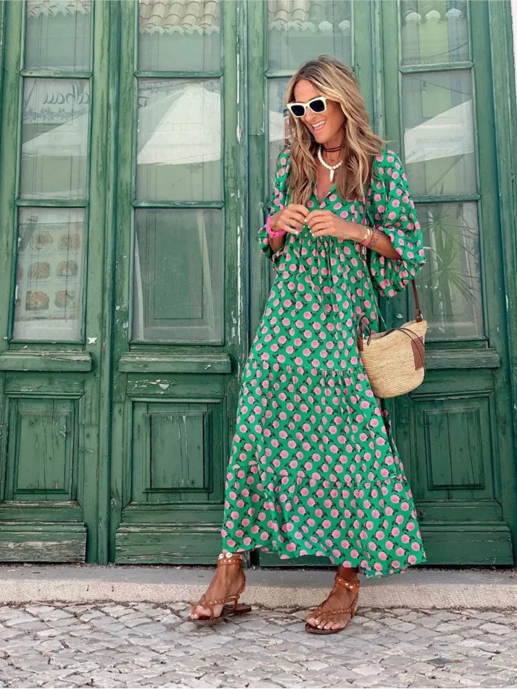 April | Boho maxi dress