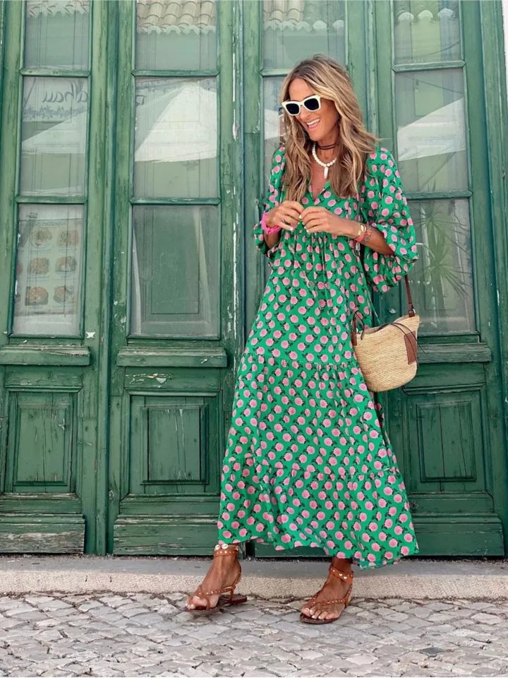 April | Boho maxi dress