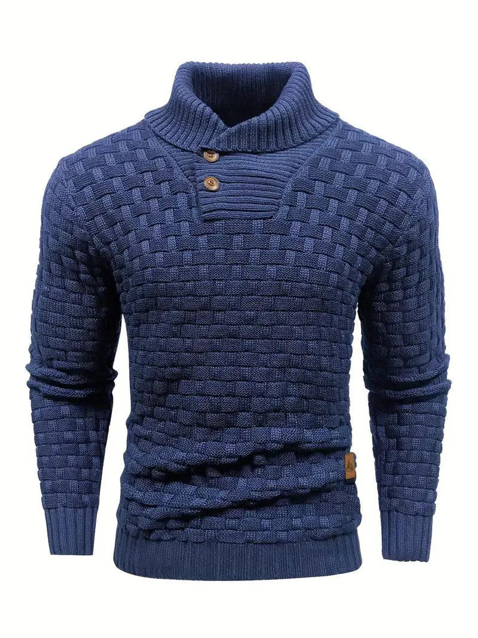 Keith | Premium Button-Up Turtleneck Sweater