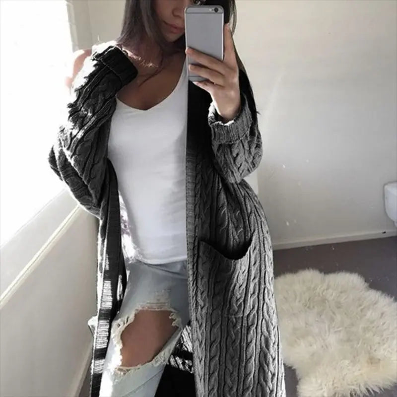 Camila | Elegant Warm Long Cardigan