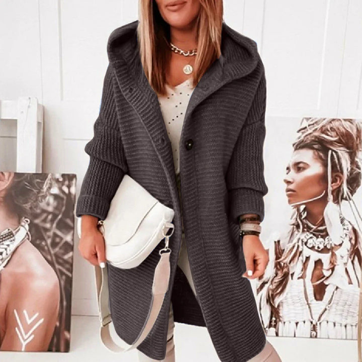 Layla | Long Sleeve Button Cardigan for Women