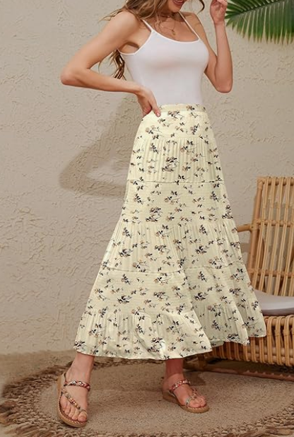 Anka | Colourful Maxi Skirt