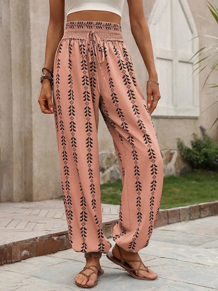 Iris | High Waist Boho Trousers