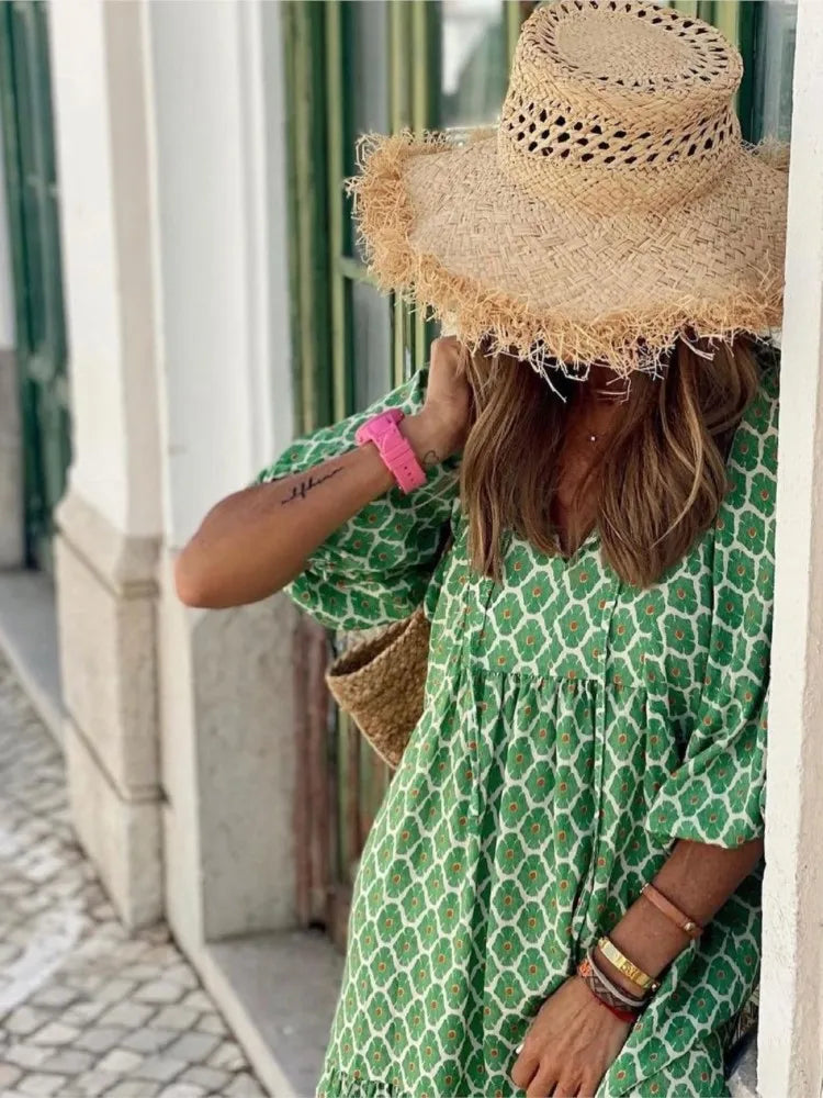 April | Boho maxi dress