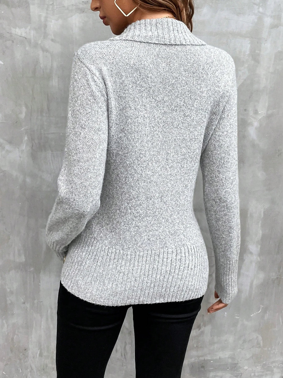 Chiara | Wrap-up Knitted Sweater