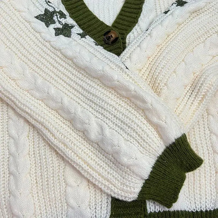 Giselle | Warm and Elegant Cable Knit Cardigan