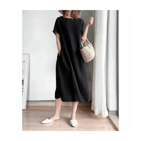 Emmy | Relaxed linen dress