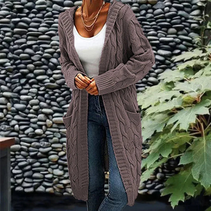 Ruby | Long knitted cardigan of high quality