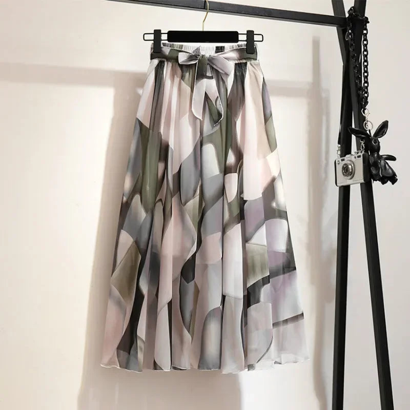 Aurelia | Midi Skirt with Playful Elegance