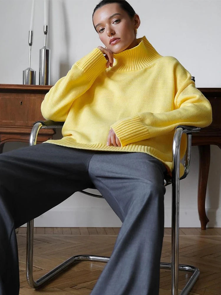 Yara | Oversized Turtleneck Sweater