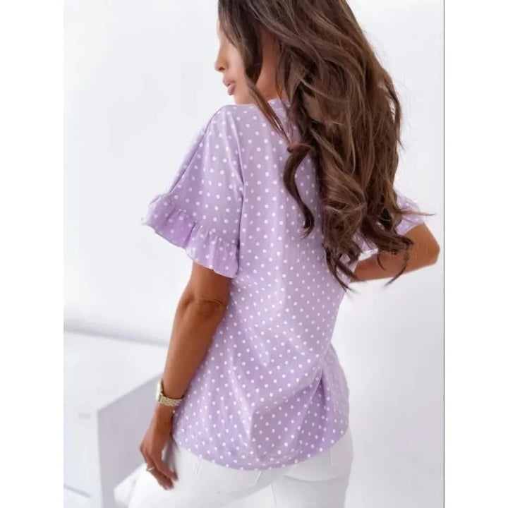 Velia | Charming blouse with polka dot print