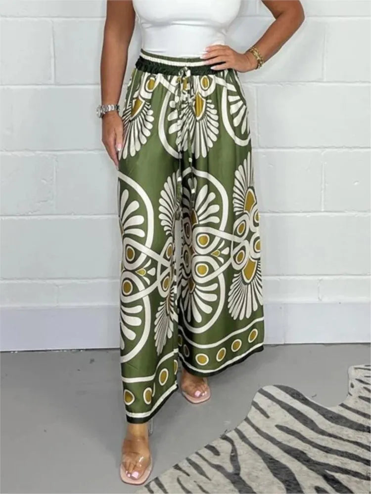 Casandra | Elegant Wide Leg Trousers