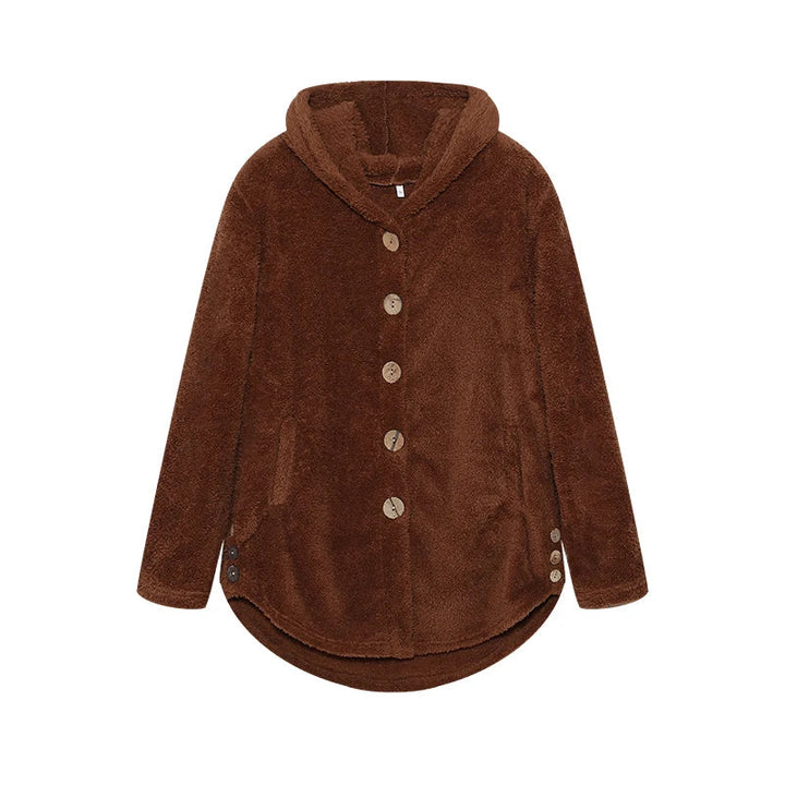 Audrey | Printed Shirt with Matching Fur Coat