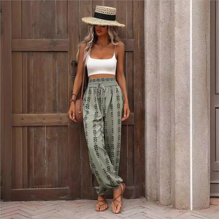 Iris | High Waist Boho Trousers