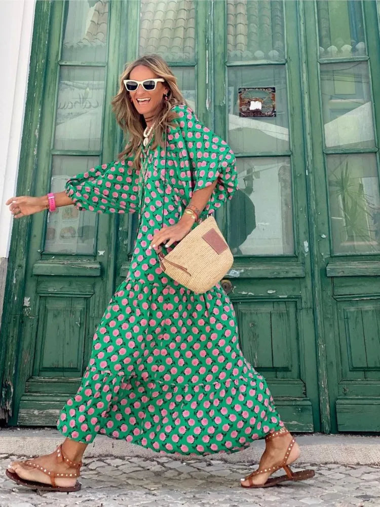 April | Boho maxi dress