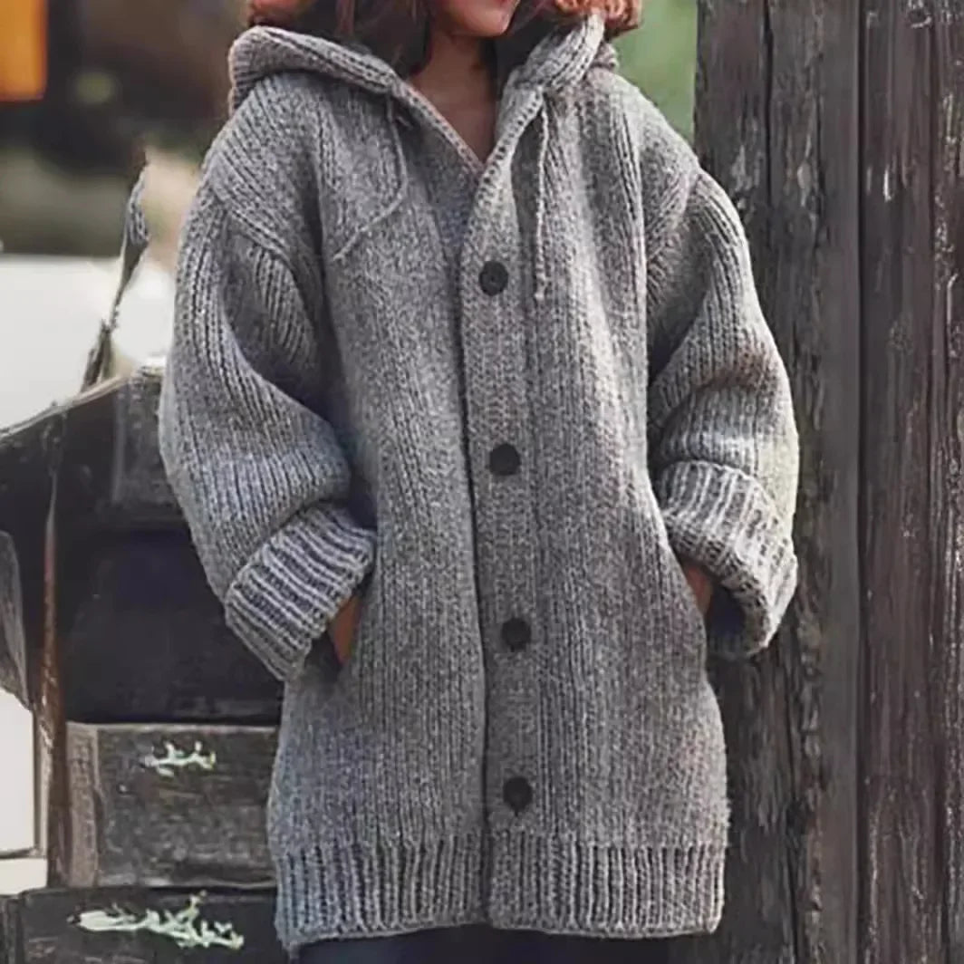 Alice | Soft Knitted Hoodie