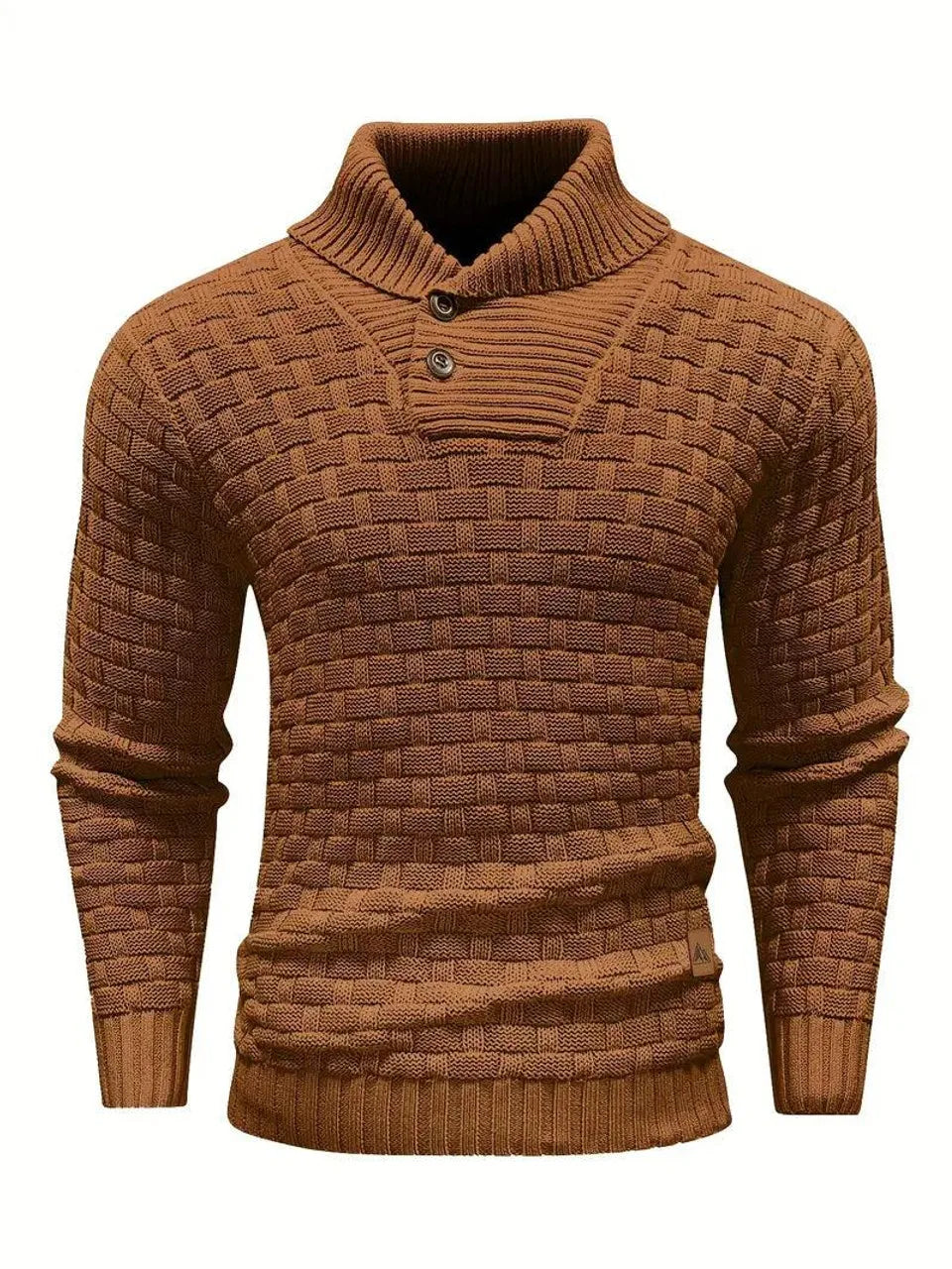 Keith | Premium Button-Up Turtleneck Sweater