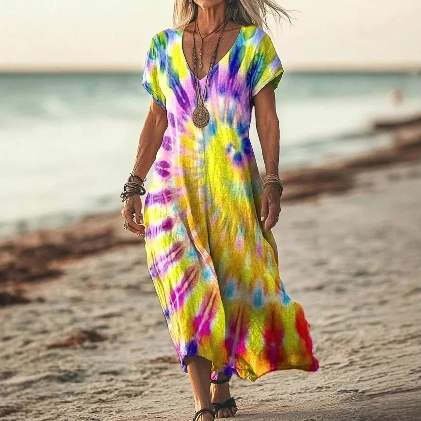 Michelle | Colourful Maxi Dress