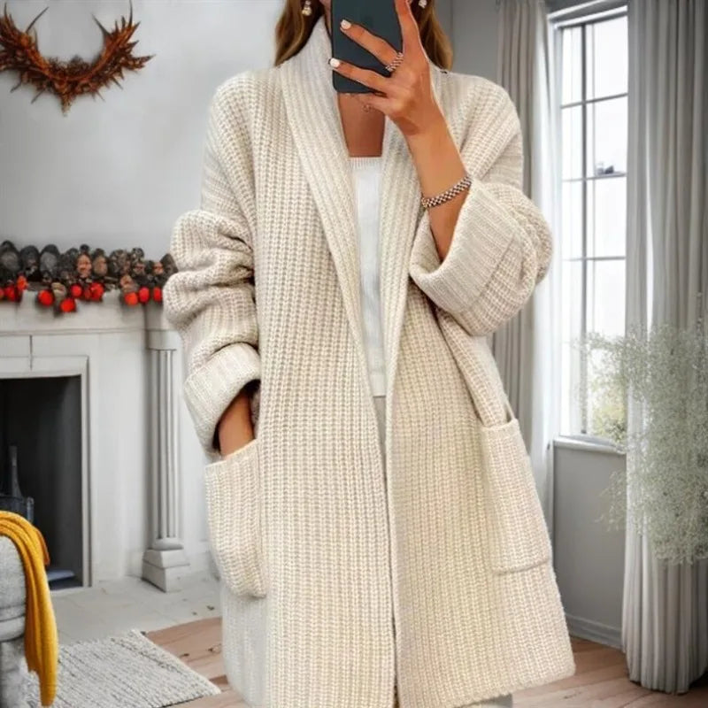 Stella | Elegant warm knitted cardigan
