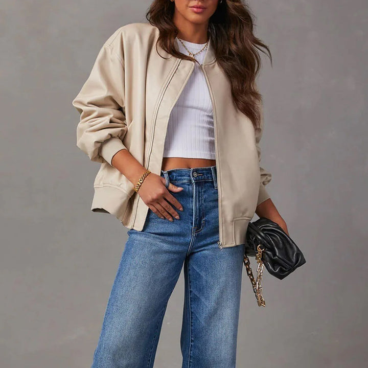 Kina | Oversized Bomber Jacket for Women