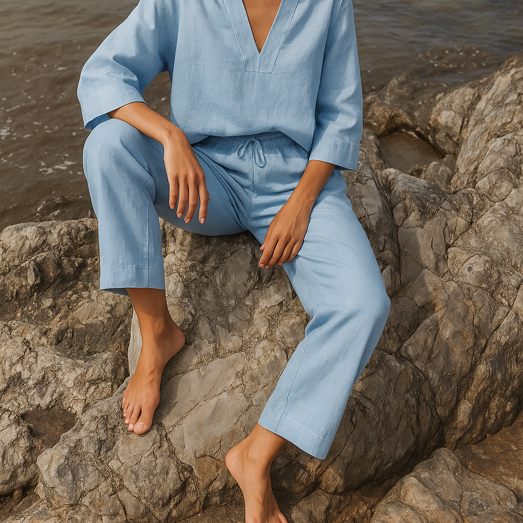 Eloise | Summer Trousers with Linen