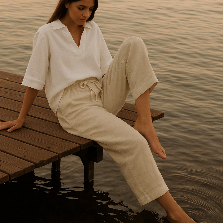 Eloise | Summer Trousers with Linen