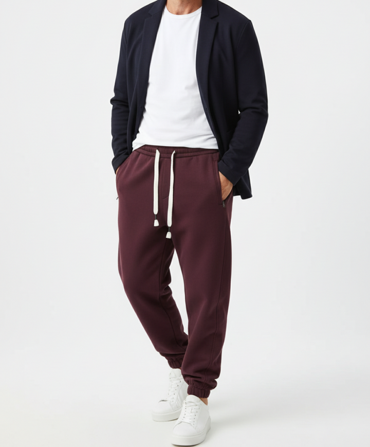 Joshua | Velvet sports trousers