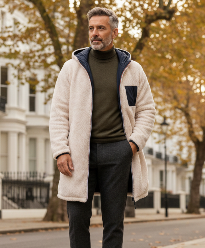 John | Casual Reversible Slim Fit Coat for Men