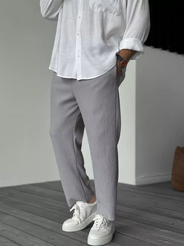 Filip | Comfortable Ribbed Trousers