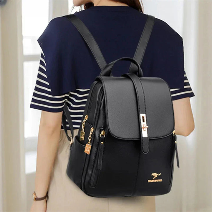 Alisa | Casual Leather Backpack