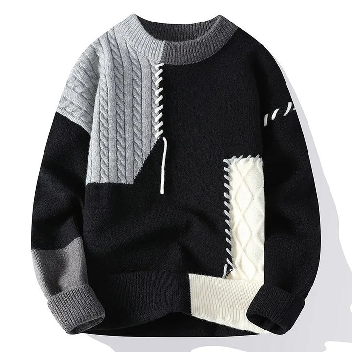 Hugo | Trendy Patchwork Sweater