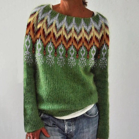 Indira | Cosy Retro Sweater