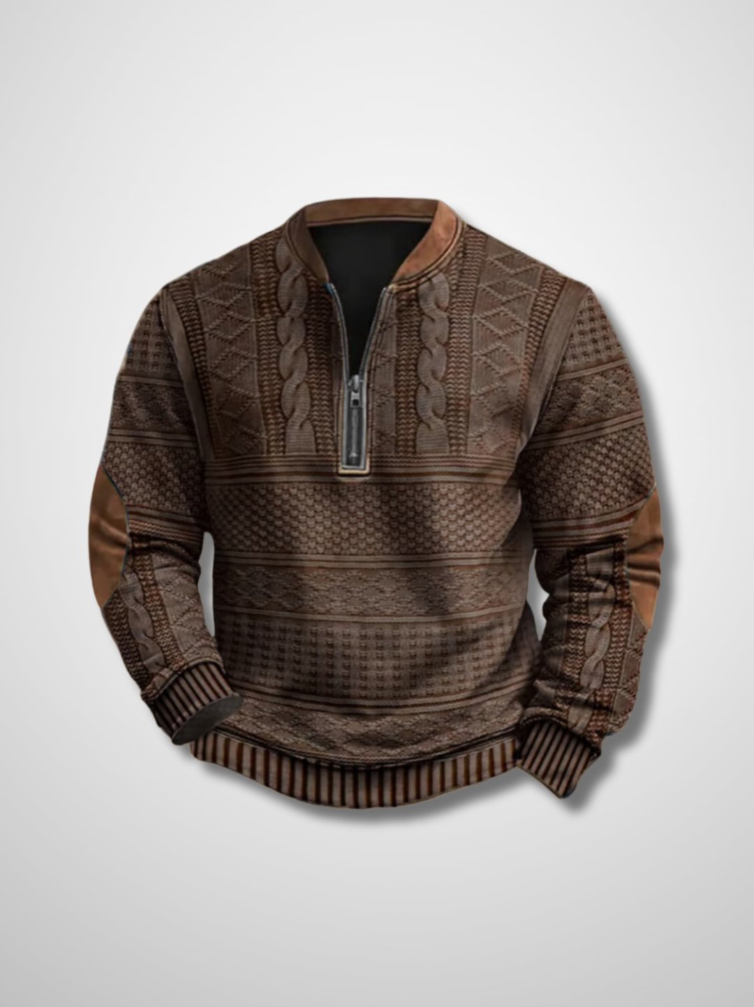 Wolf - Premium Zip-Up Sweater