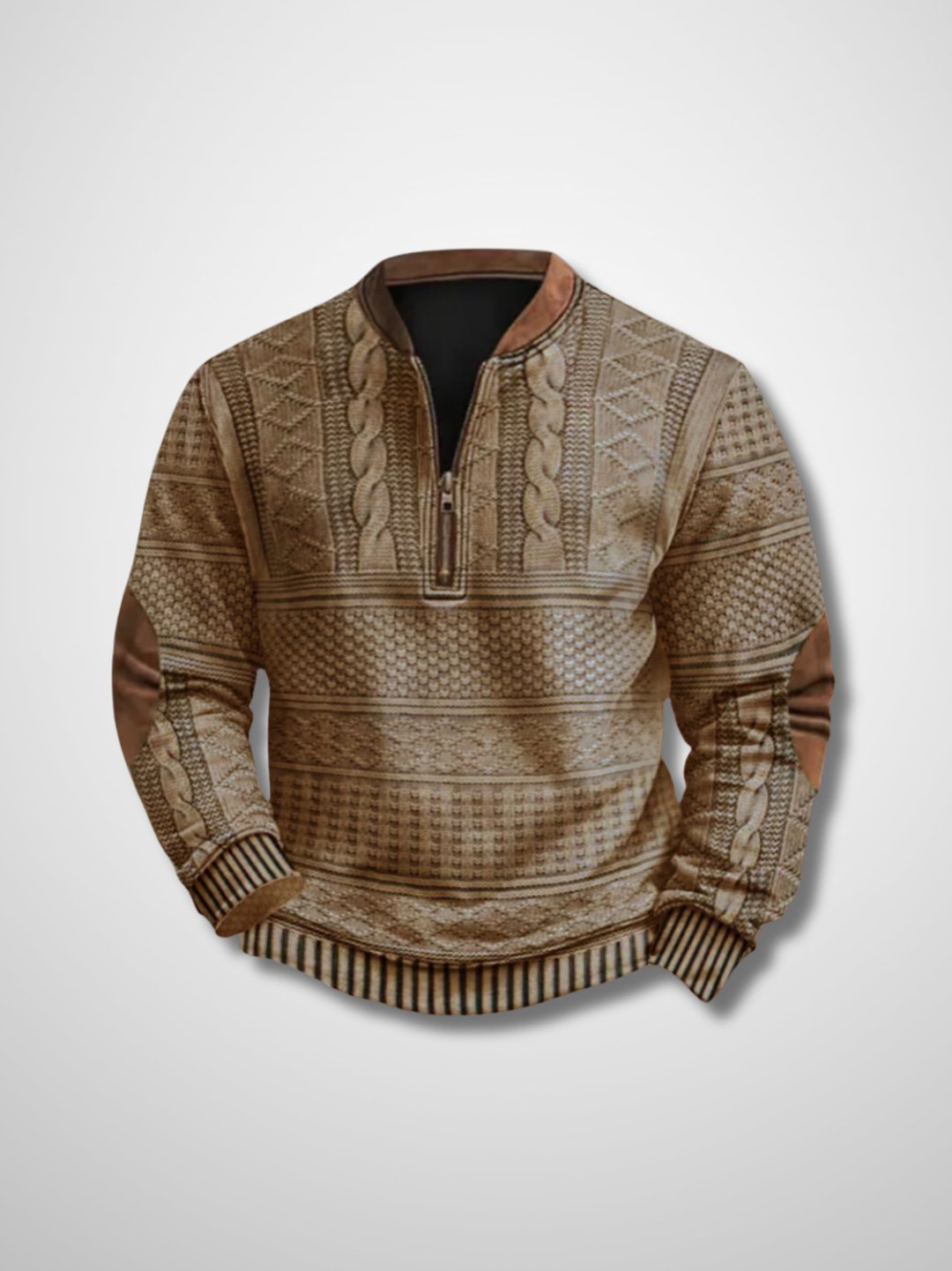 Wolf - Premium Zip-Up Sweater