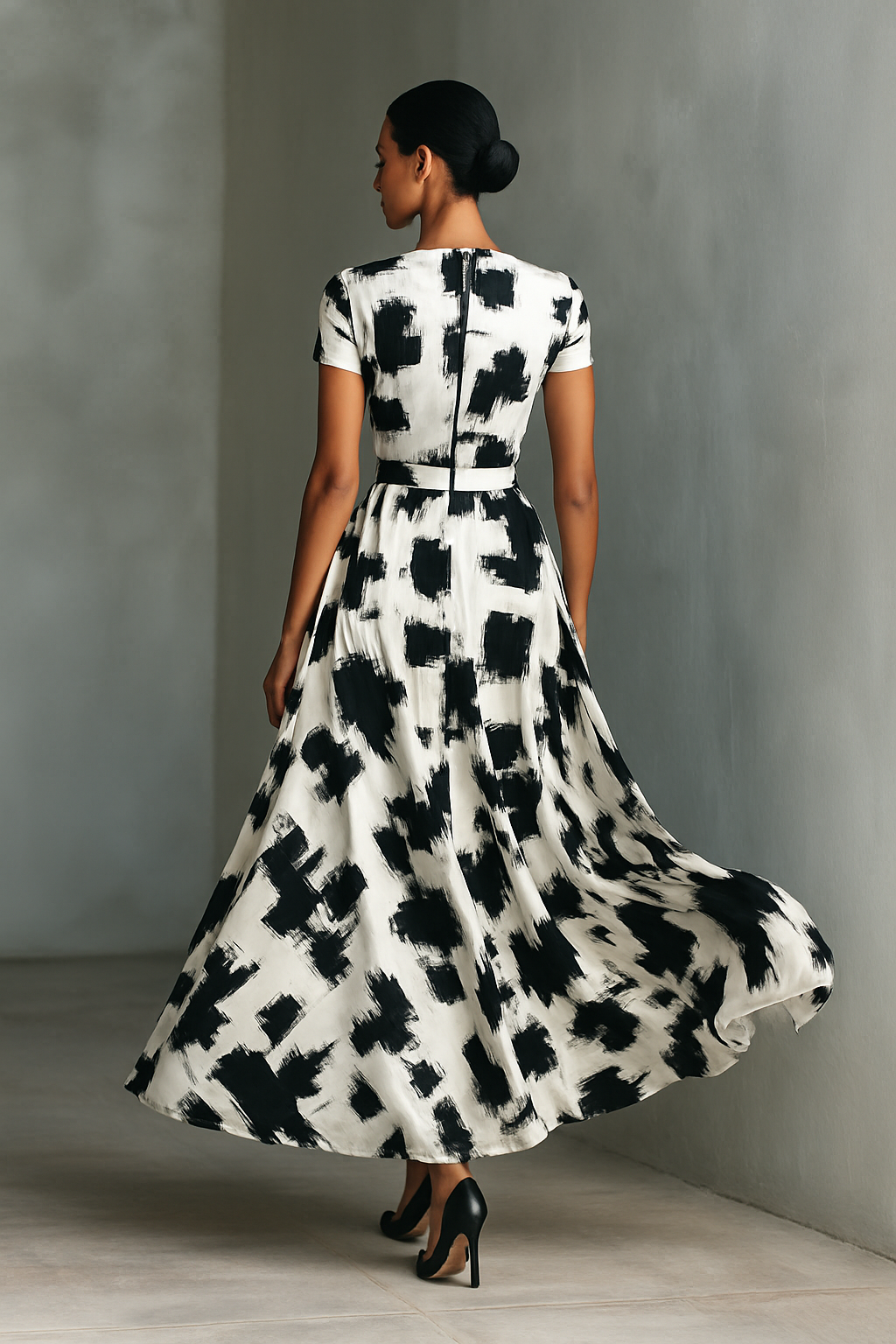 Arianna | Maxi Dress with Abstract Print