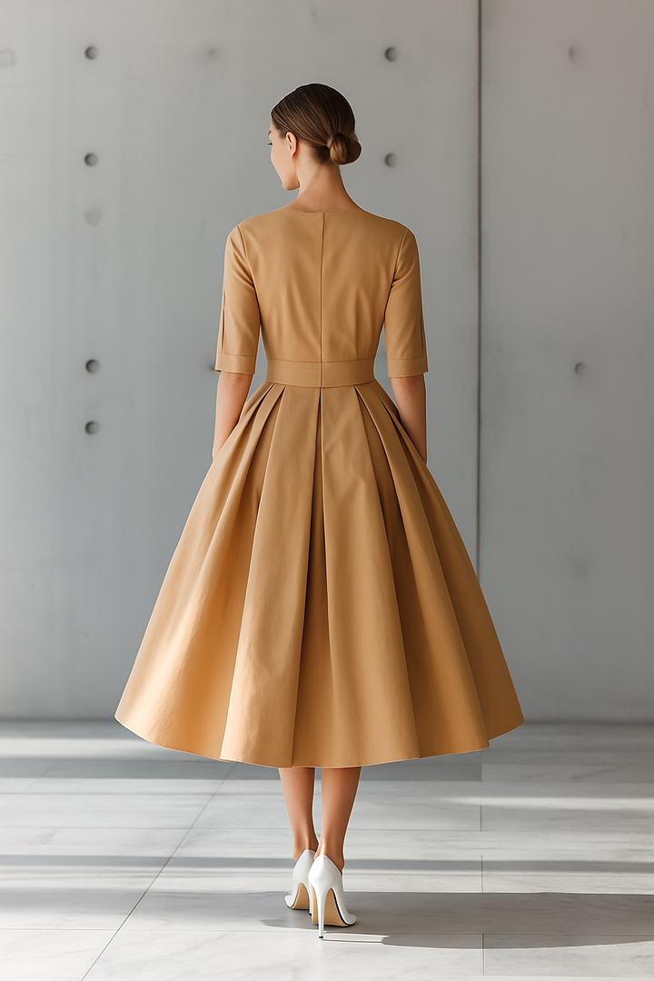 Maxine | Luxurious Pleated Maxi Dress