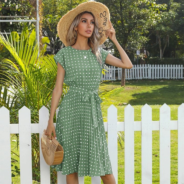Shania | Timeless Polka Dot Dress