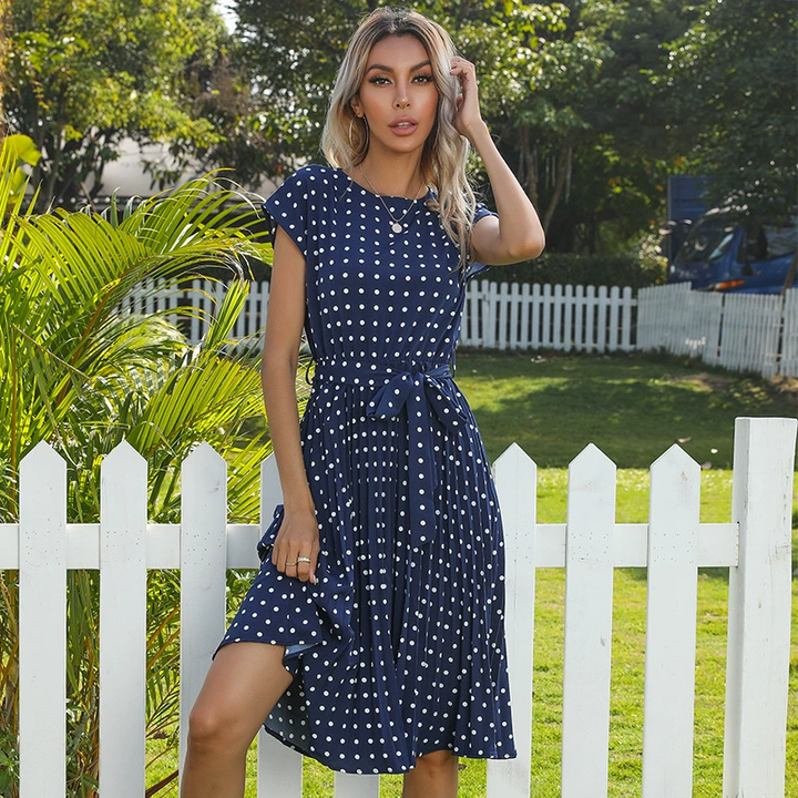 Shania | Timeless Polka Dot Dress