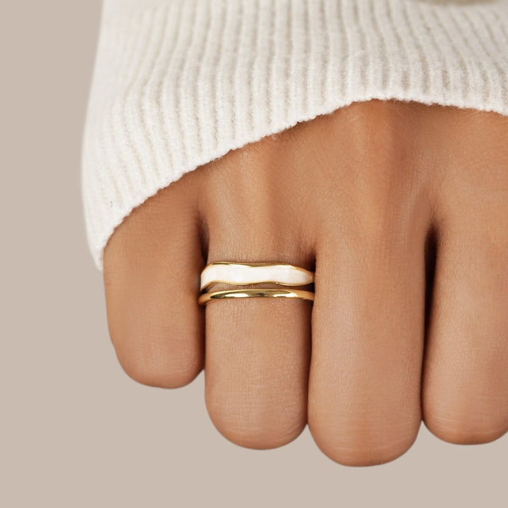Sahara Layered Gold Ring