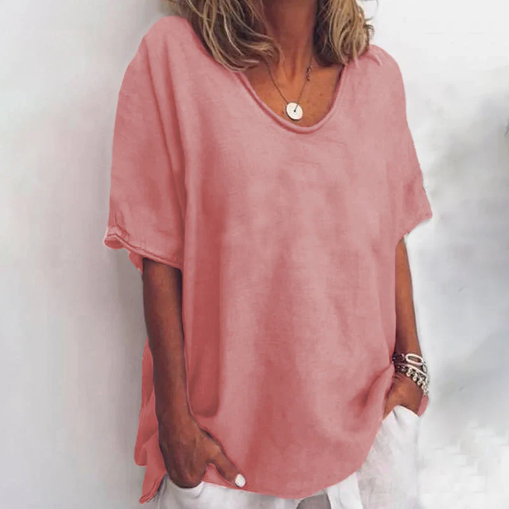 Angeline| Comfortable loose blouse