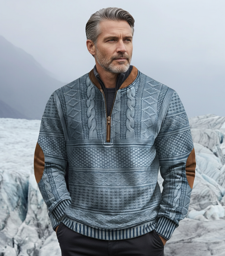 Wolf - Premium Zip-Up Sweater