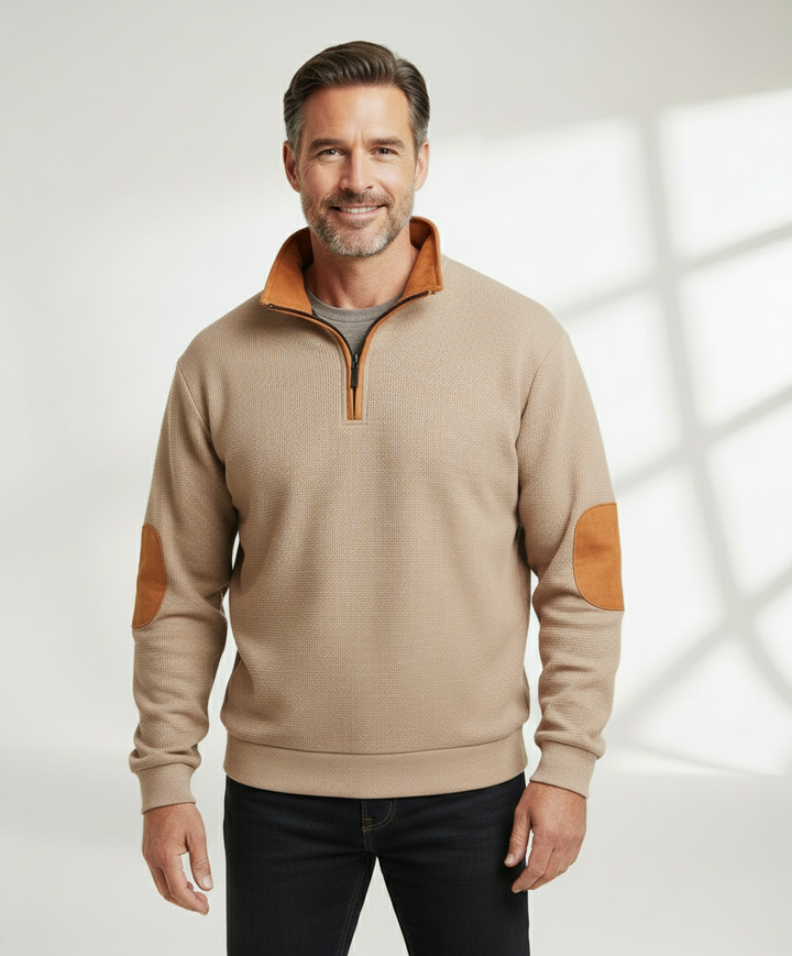 Samuel | Casual Quarter-Zip Jumper