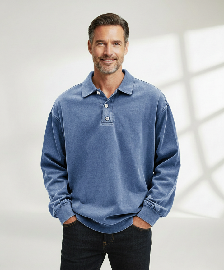 Ivo | Casual Long Sleeve Polo Shirt