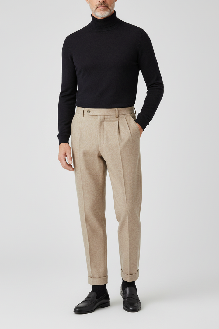 Paulo | Casual High Waist Trousers
